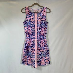 Lilly Pulitzer Windward Dress Size S Small Iris Blue Print